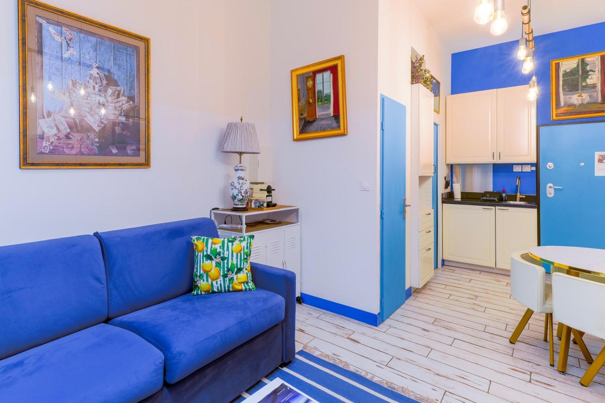 Studio Travel 24M2, 120M Vieux-Port ,Clim , Wifi ,Acces Autonome Avec Code Marsylia Zewnętrze zdjęcie